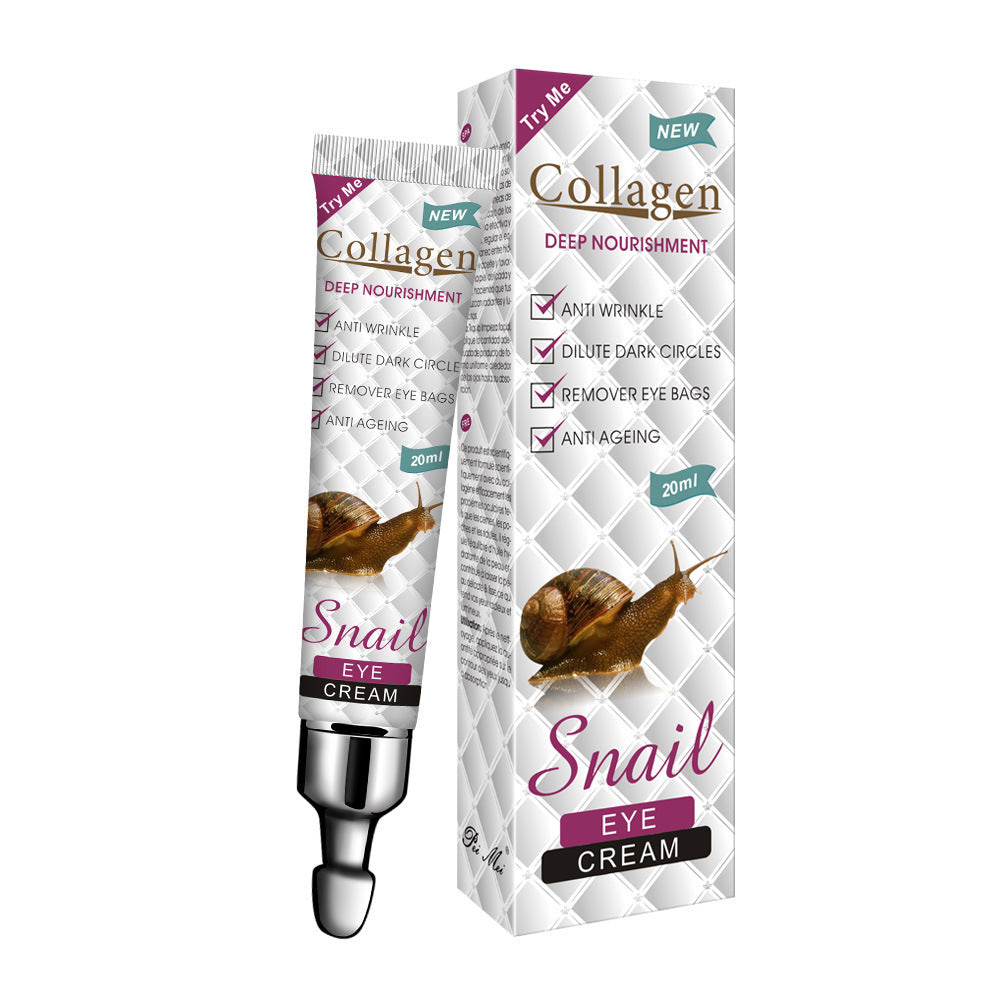 Aichun Snail Collagen Eye Cream - Verpackung und Tube