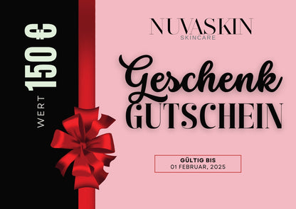 Geschenkgutschein 150 Euro persönliche Geschenkkarte Geburtstag Weihnachten direkt ausdrucken